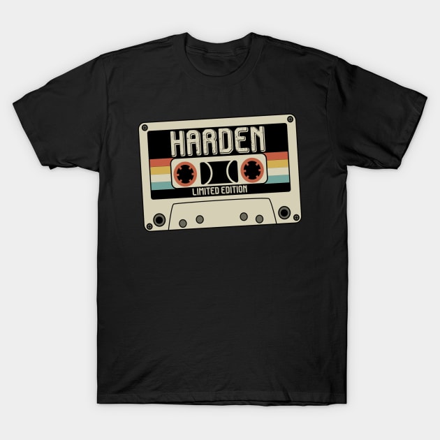 Harden - Limited Edition - Vintage Style T-Shirt by Debbie Art